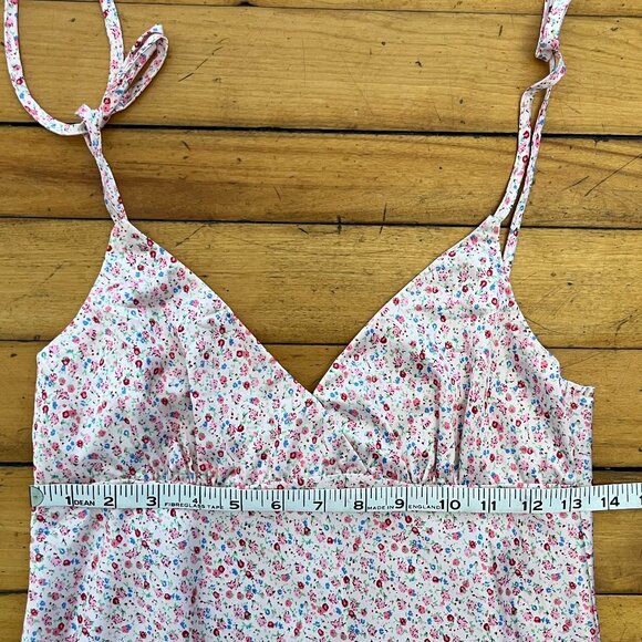 NWT Princess Polly Pink Floral The Veronica Midi Slip Dress, Size 2 - Picture 9 of 10